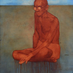 Chandra Bhayttacharya-ACRYLIC ON CANVAS 36 x 22 INCHES, 2014